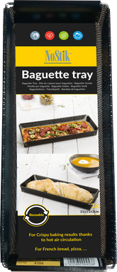 Тефлоновий багаторазовий сітчастий багетний лоток Crisp NoStik 18.061