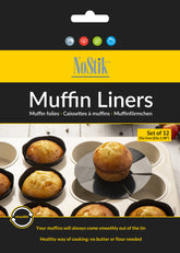 Тефлоновий багаторазовий вкладиш для маффінів Bake & Fry 12шт NoStik 19.077
