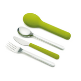 Набор столовых приборов из трех предметов и футляра - GREEN 81033 - Наборы кухонных приборов