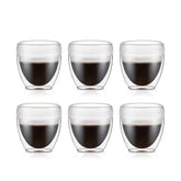 Склянки з подвійними стінками 250 мл 6 шт. BODUM 11848-10SA-12