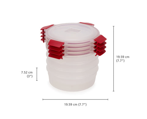 Набір контейнерів 4 шт. Nest Lock об’ємом 1л. для зберігання їжі Joseph Joseph 1000012