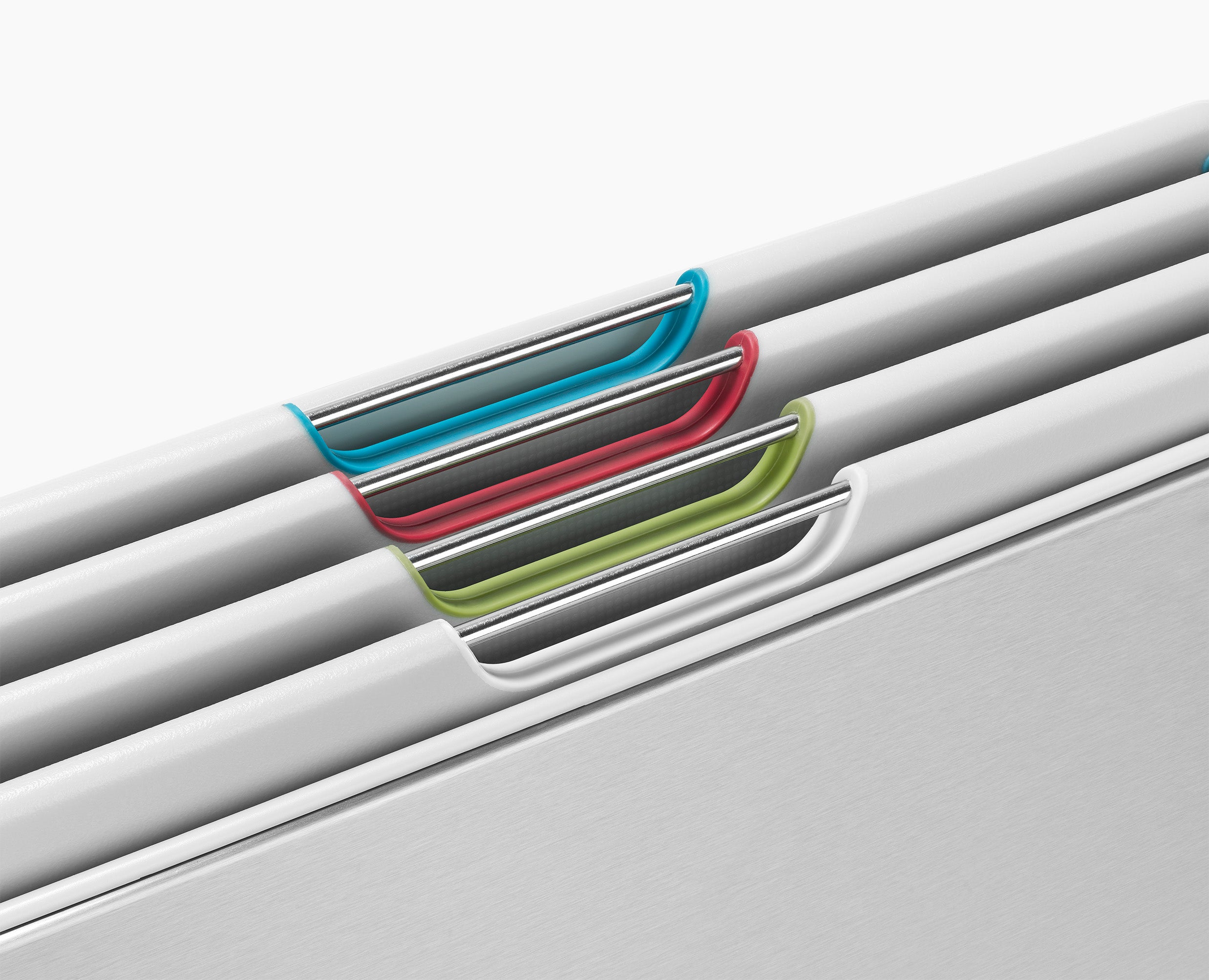 Набір дощок Folio 4шт. в кейсі з нержавіючої сталі Joseph Joseph 1000072