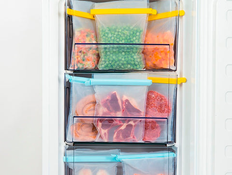 Багаторазові пакети для заморожування – набір із 4 шт. Freezer Bags NoStik 18.037