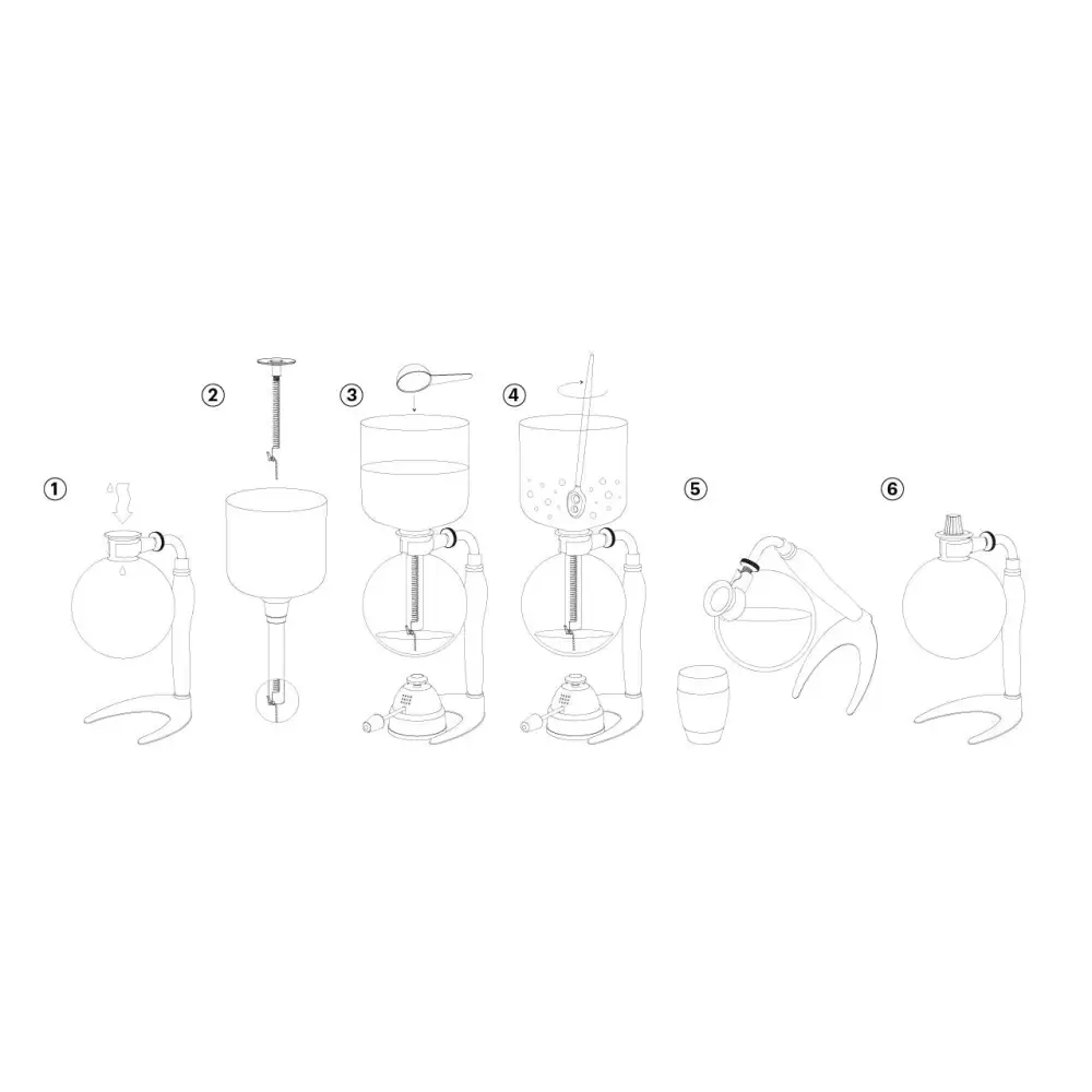 Вакуумна кавник MOCCA 1 л + газовий пальник BODUM K11862-109