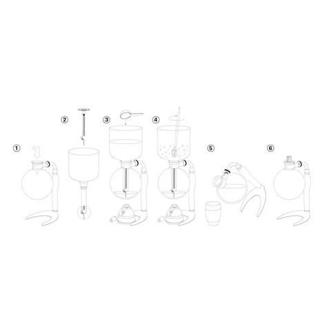 Вакуумна кавник MOCCA 1 л + газовий пальник BODUM K11862-109