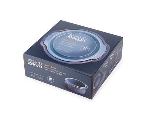 Набір із 2х круглих форм Nest для торта з антипригарним покриттям Joseph Joseph 45068