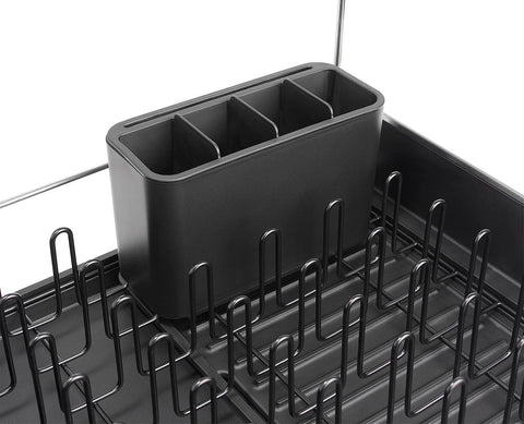 Розширювана сушарка для посуду Extend Steel Plus з підставкою для винних келихів Joseph Joseph 6500040