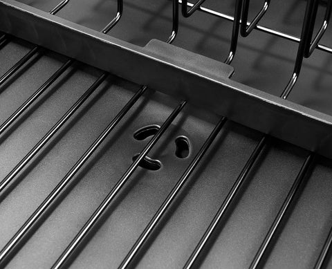 Розширювана сушарка для посуду Extend Steel Plus з підставкою для винних келихів Joseph Joseph 6500040