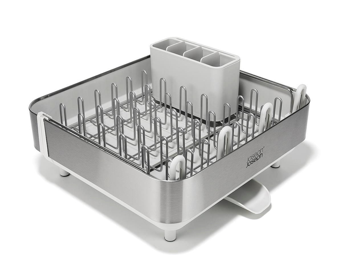 Розширювана сушарка для посуду Extend Steel Plus з підставкою для винних келихів Joseph Joseph 6500041