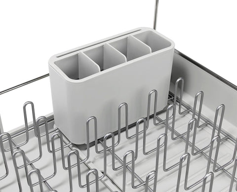 Розширювана сушарка для посуду Extend Steel Plus з підставкою для винних келихів Joseph Joseph 6500041