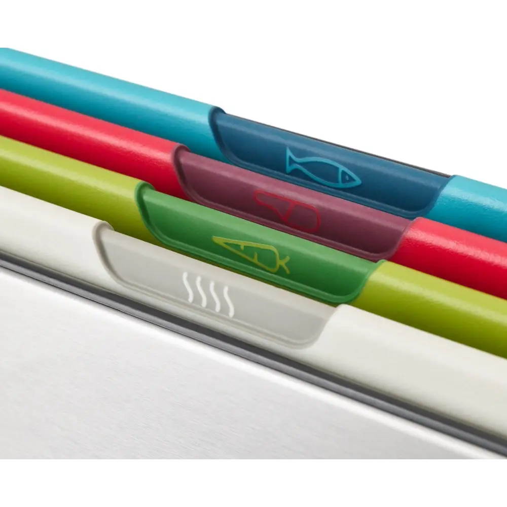 Набор разноцветных разделочных досок Folio™ Icon Steel из 4 предметов 60226 - Chopping Board