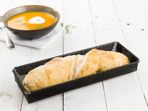 Тефлоновий багаторазовий сітчастий багетний лоток Crisp NoStik 18.061