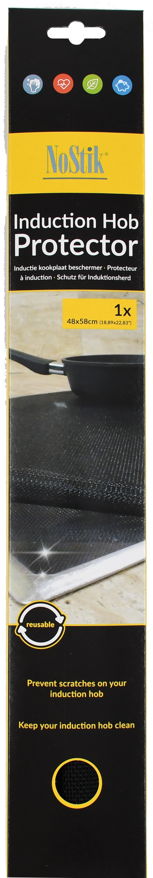 Тефлоновий захист від подряпин індукційної варильної панелі Protect & Keep it Clean NoStik 19.038