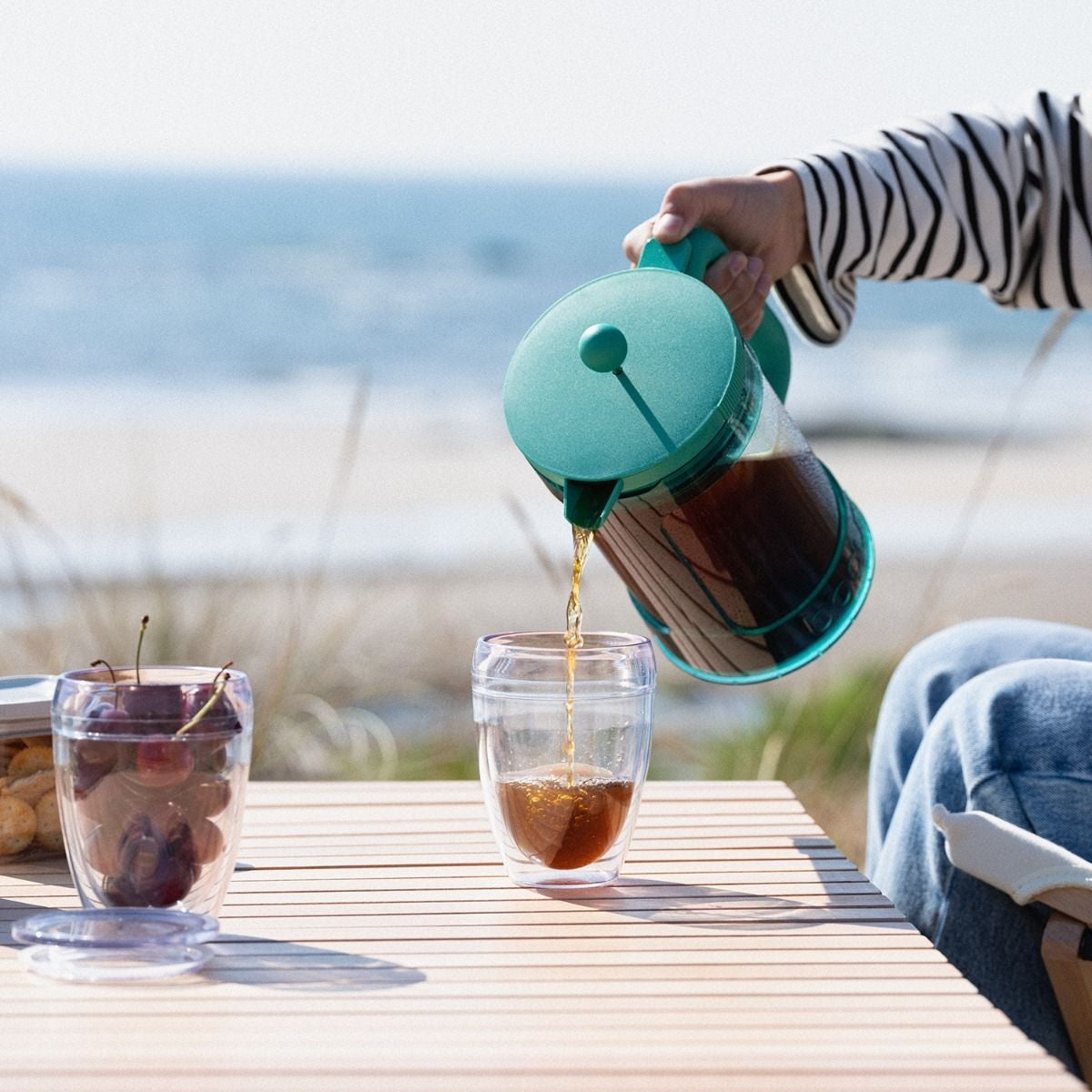 Кавоварка холодного заварювання BEAN з додатковою кришкою 1,5 л BODUM K11683-746S