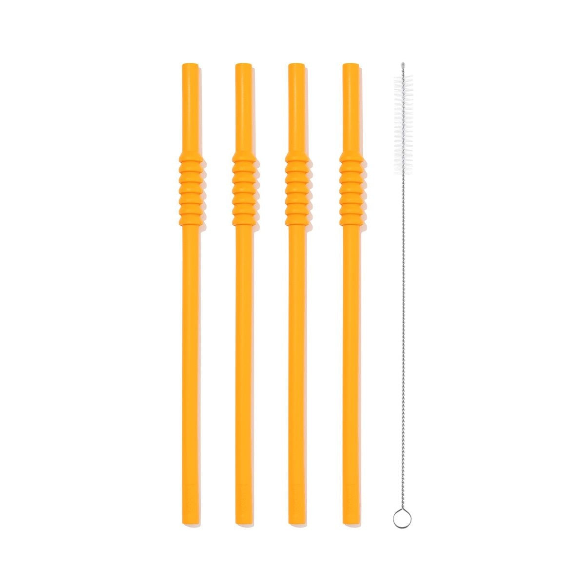 Набір із 4 силіконових трубочок та щіточки для чищення BODUM K12035-449-Y21