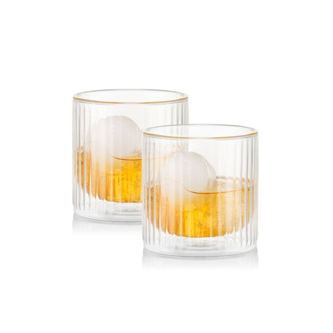 Лоток для льоду та набір із 2 двостінних келихів для віскі DOURO BODUM K12430-01-1