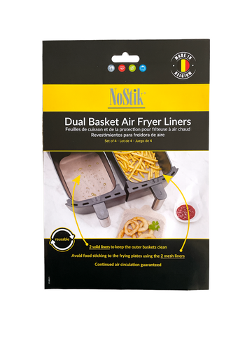 Вкладиш для фритюрниці з двома кошиками, набір 4шт. NoStik 23.002