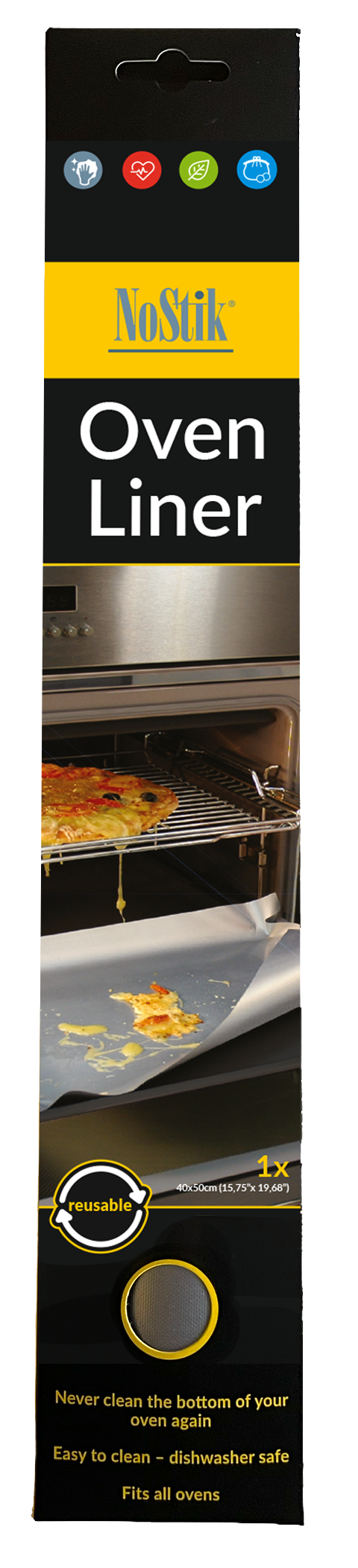 Тефлоновий захист духовки Protect & Keep it Clean NoStik 16.024