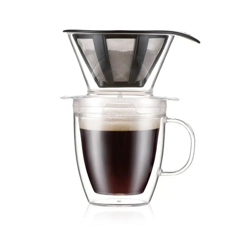 Кавова крапельниця POUR OVER та кухоль з подвійними стінками 0,3 л BODUM K11872-10SA