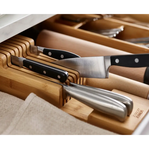 Компактный органайзер для ножей DrawerStore™ Bamboo 85169 - Хранение в ящиках