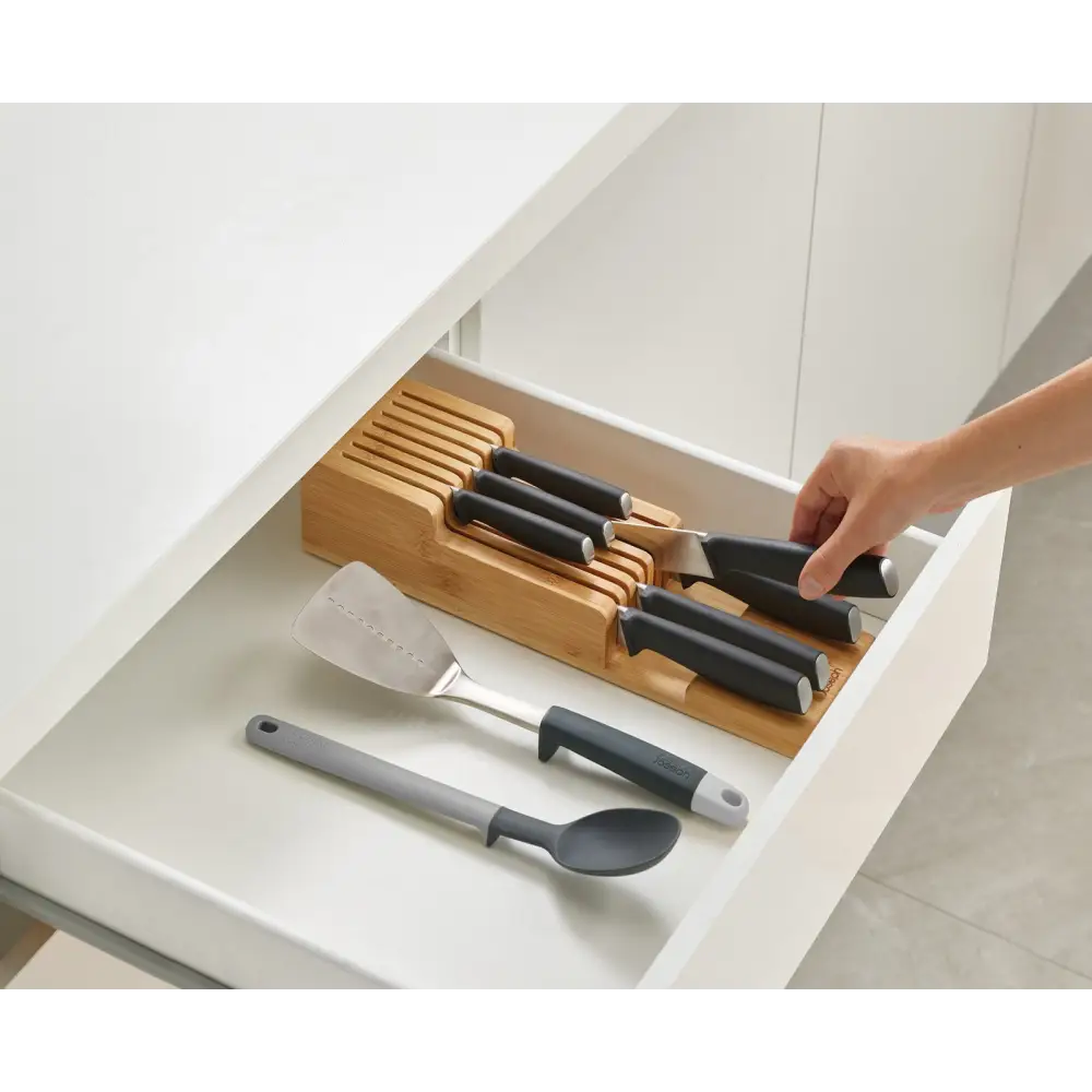 Компактный органайзер для ножей DrawerStore™ Bamboo 85169 - Хранение в ящиках