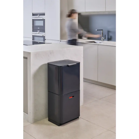 Контейнер для сміття та вторинної сировини Totem Max (60 л) сірий Joseph Joseph 30062
