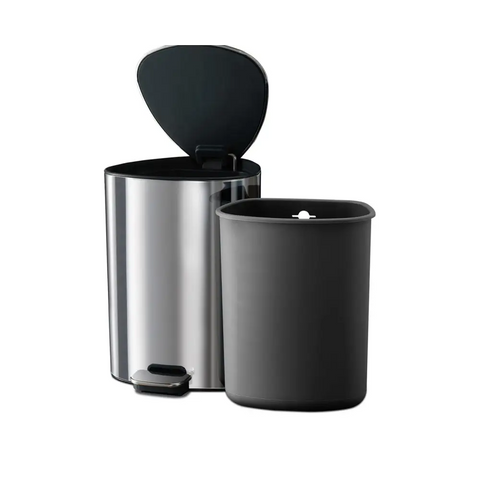 Контейнер с педалью EasyStore™ Luxe из нержавеющей стали 5 л. 70596 - Контейнеры для ванны
