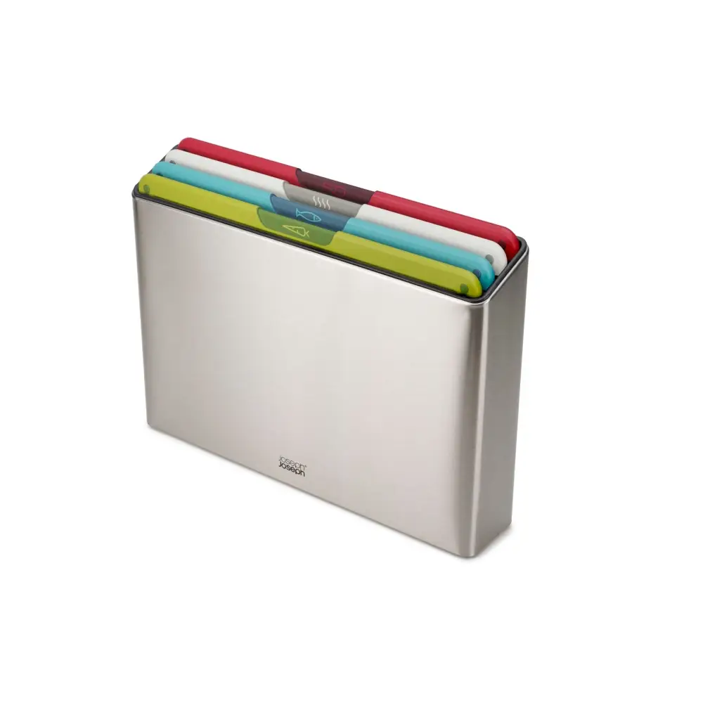 Набор разноцветных разделочных досок Folio™ Icon Steel из 4 предметов 60226 - Chopping Board