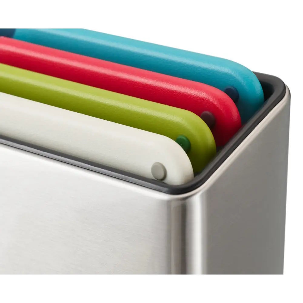 Набор разноцветных разделочных досок Folio™ Icon Steel из 4 предметов 60226 - Chopping Board