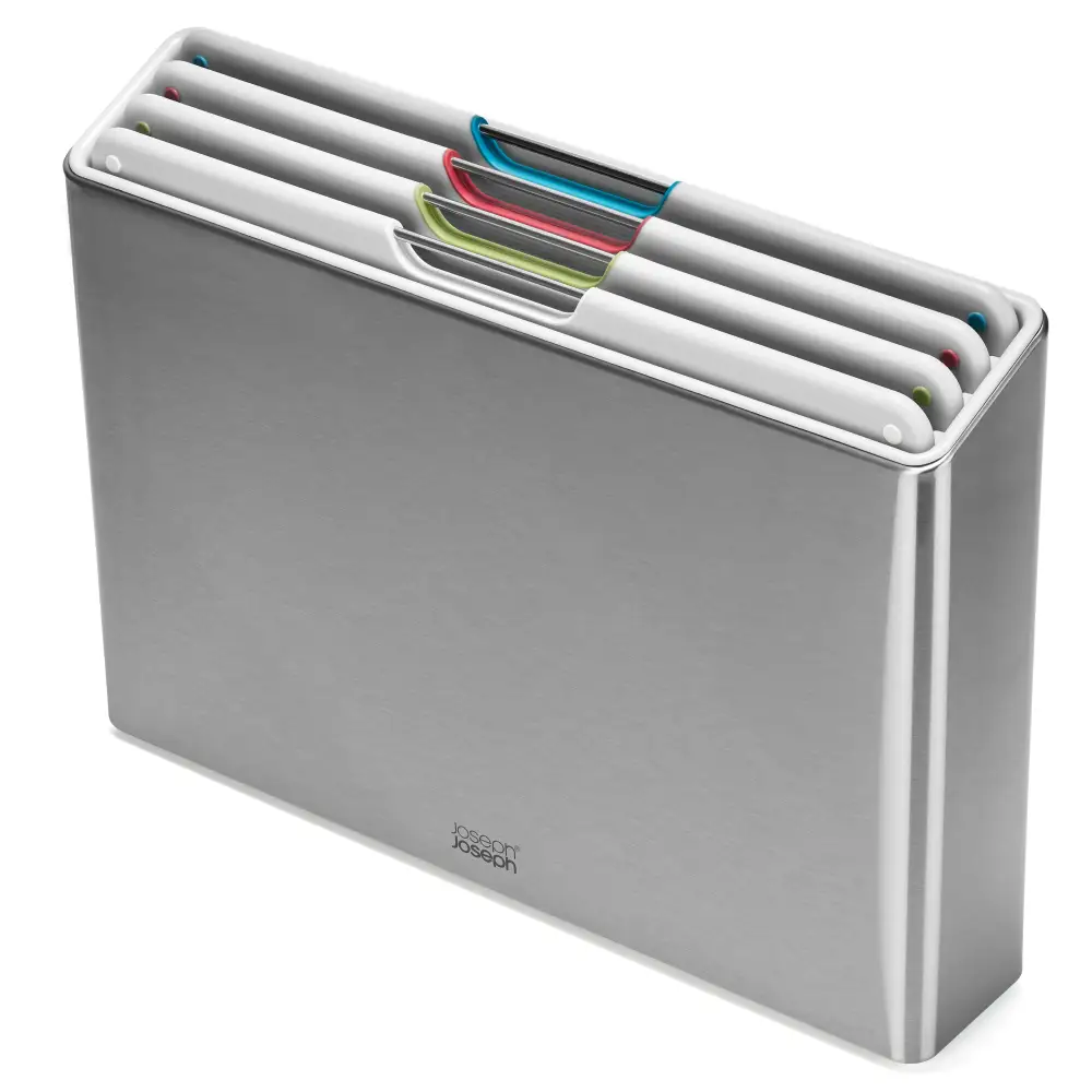 Набір дощок Folio 4шт. в кейсі з нержавіючої сталі Joseph Joseph 1000072