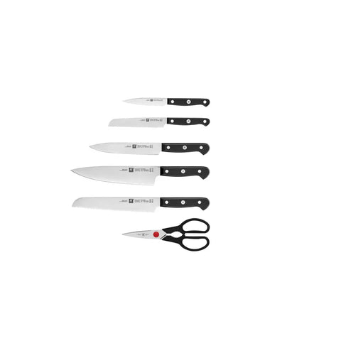 Набір ножів Gourmet у блоці з автозаточкою Чорний ZWILLING 1002453 / 36133-210