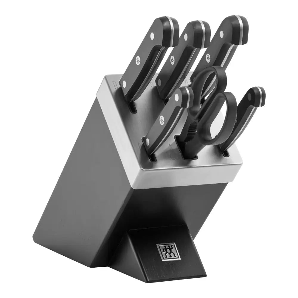 Набір ножів Gourmet у блоці з автозаточкою Чорний ZWILLING 1002453 / 36133-210
