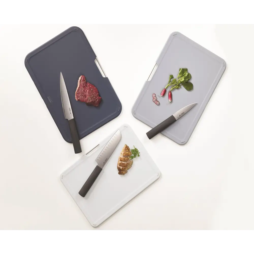 Набір обробних дощок з підставкою та ножами Nest Boards Plus 6 предметів 60194 - Food Storage Set