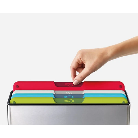 Набор разноцветных разделочных досок Folio™ Icon Steel из 4 предметов 60226 - Chopping Board