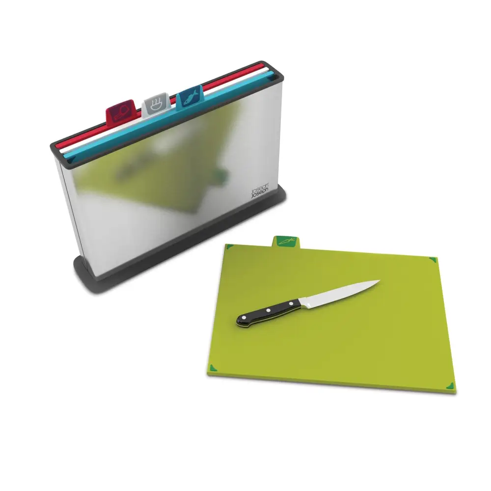 Набір обробних дощок у кейсі Joseph Joseph Index Steel 60095 - Food Storage Set