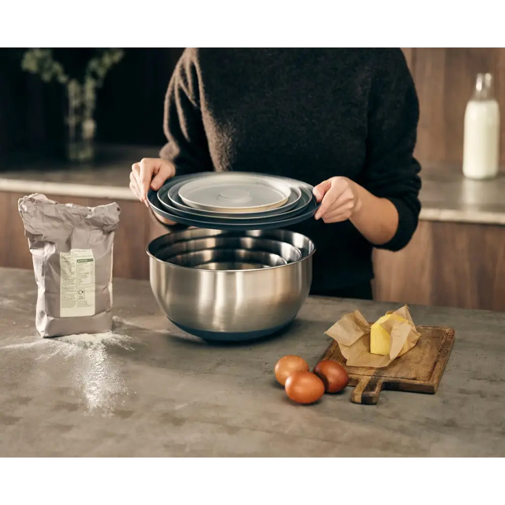 Набір сталевих мисок Nest™ Prep&Store 95025 - Миски