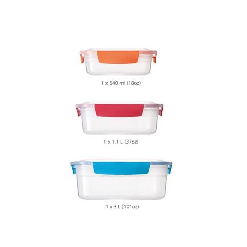 Набір контейнерів для зберігання Duo 3 шт. 81115 - Food Storage Set