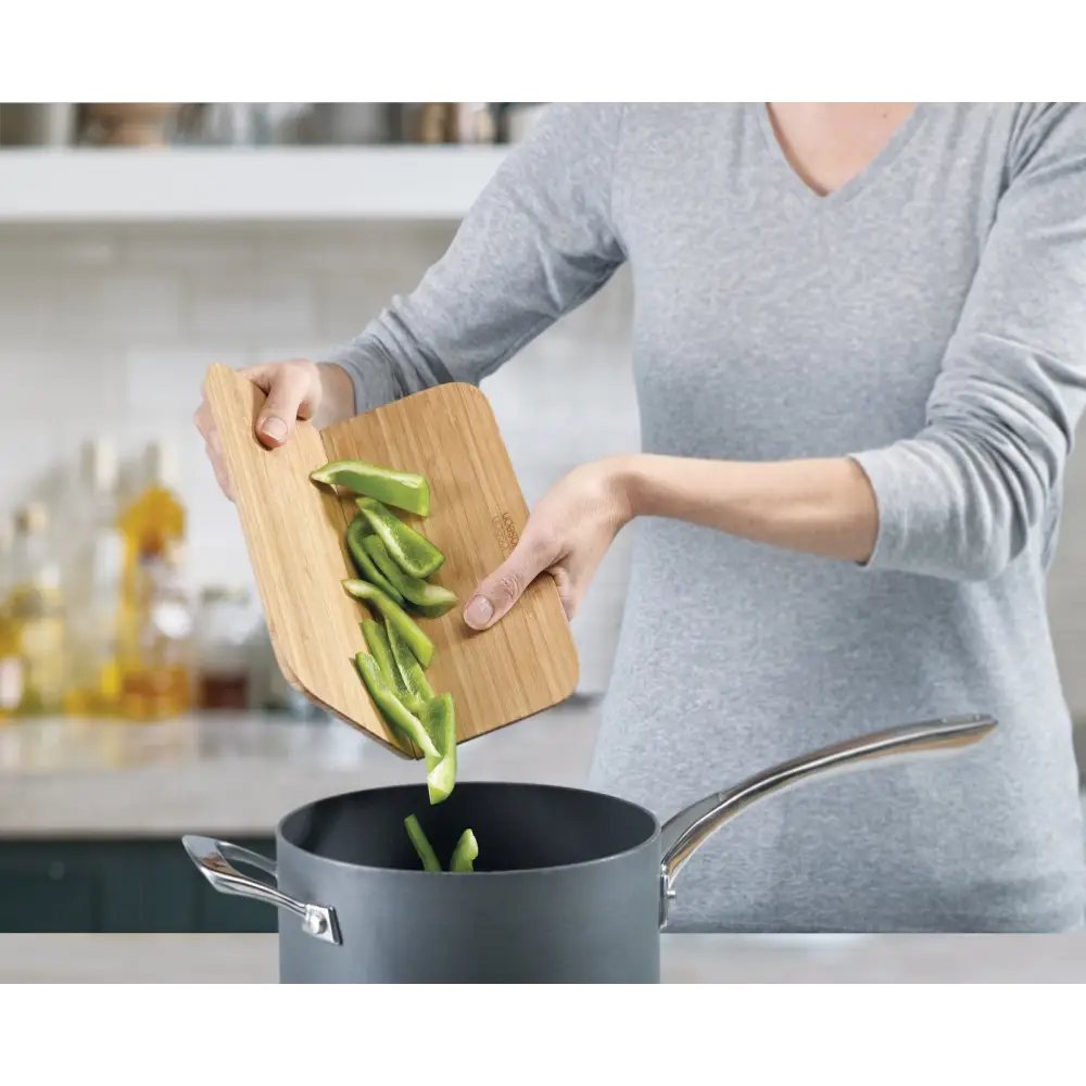 Обробна дошка Chop2Pot™ з бамбука 60112 - Chopping Board