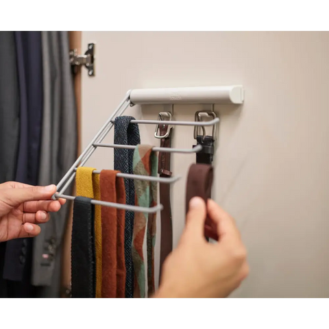 Органайзер полка для подвешивания ремня галстука и шарфа Orderly™ 55005 - хранение одежды