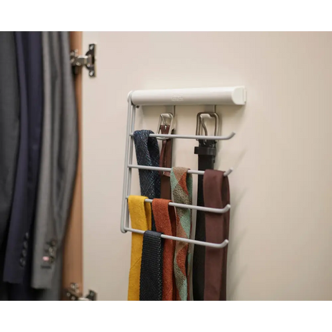 Органайзер полка для подвешивания ремня галстука и шарфа Orderly™ 55005 - хранение одежды