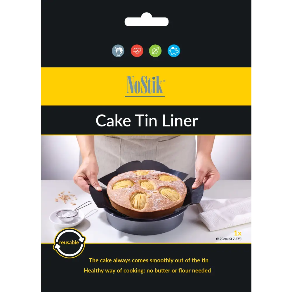 Тефлонова багаторазова підкладка для торта кругла Bake & Fry NoStik 17.085