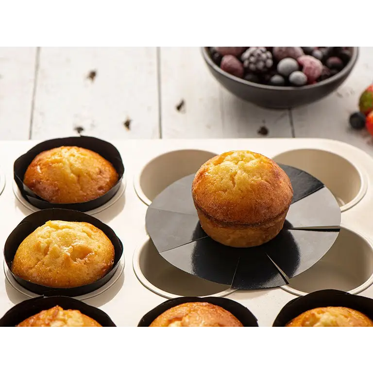 Тефлоновий багаторазовий вкладиш для маффінів Bake & Fry 12шт NoStik 19.077
