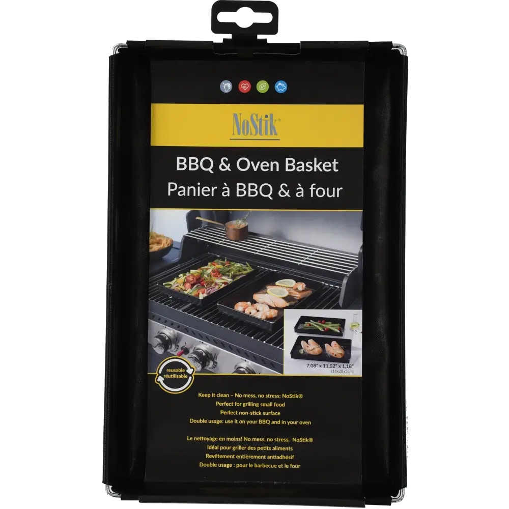 Тефлоновий багаторазовий маленький лоток 1.5 л для барбекю BBQ Tray NoStik 19.054