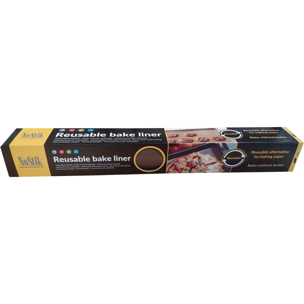 Тефлоновий багаторазовий вкладиш для випічки коричневий Bake & Fry NoStik 1 EEE 912