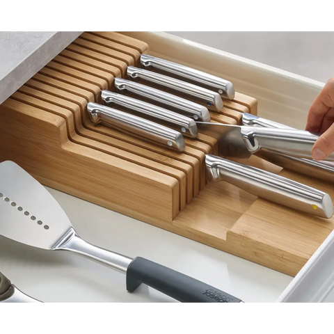 Великий дворівневий органайзер для ножів DrawerStore™ Bamboo 851695 - Хранение в ящиках